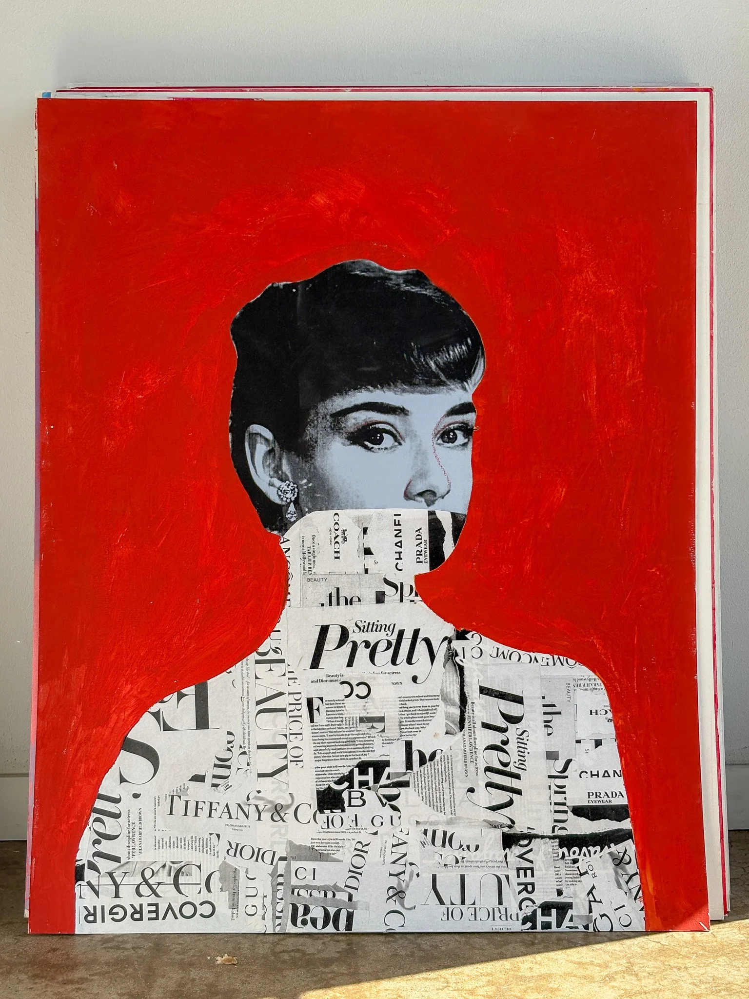 Audrey Hepburn (Sitting Pretty)