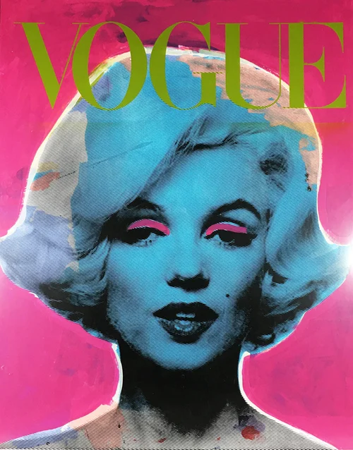 Vogue Marilyn Monroe Pop Art Painting – Hollywood Icon