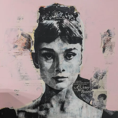 Audrey Hepburn A Victory for Beauty Collage