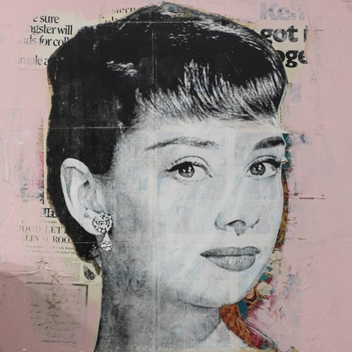 Audrey Hepburn Collage