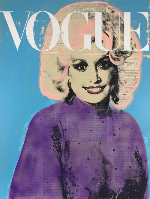 Dolly Parton Vogue Pop Art Painting