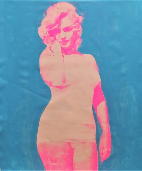 Marilyn Monroe Beach Pop Art Painting