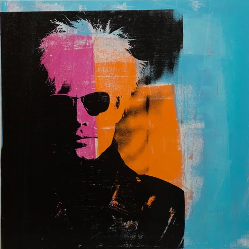 Andy Warhol King of Pop Art Painting on Canvas