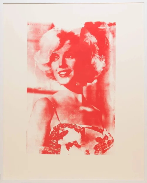 Marilyn Monroe Red Pop Art Painting
