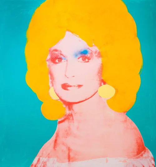 Dolly Parton Pop Art Painting on Plywood