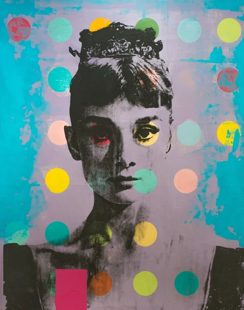 Audrey Hepburn Painting
