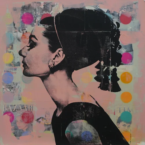 Audrey Hepburn Painting