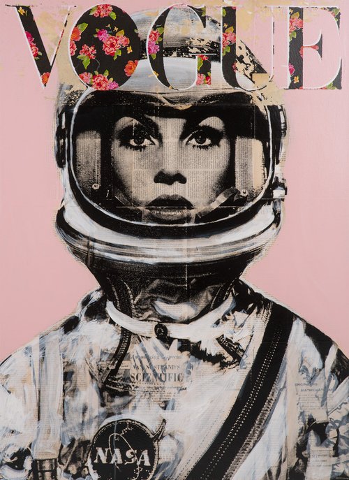 Space Vogue Pop Art Print
