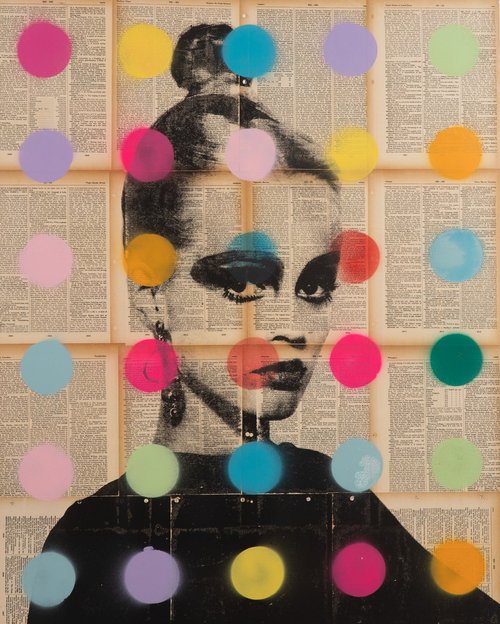 Twiggy 1960s Pop Art Print