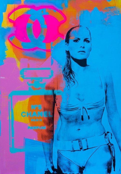 Ursula Andress Pop Art Print