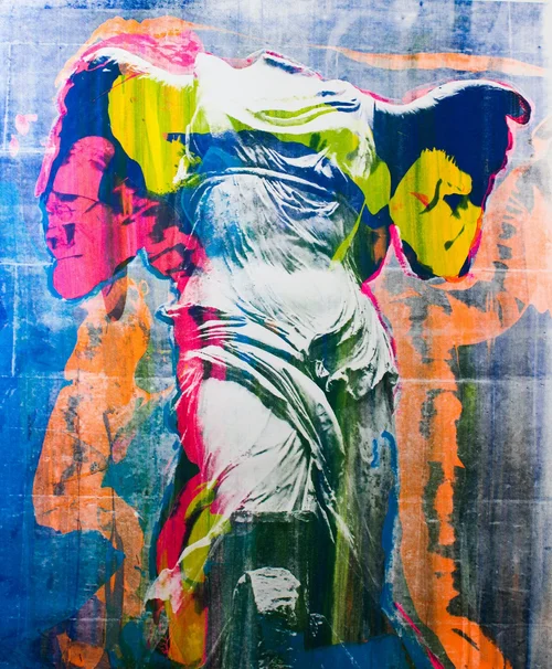 Nike of Samothrace Pop Art Print