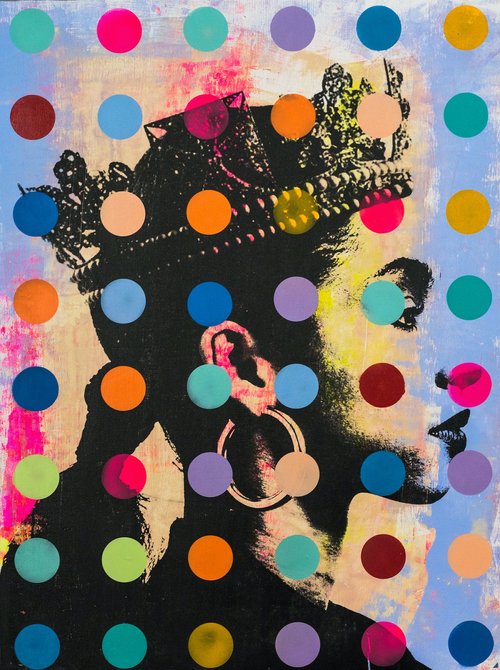 Sade Crown Pop Art Print