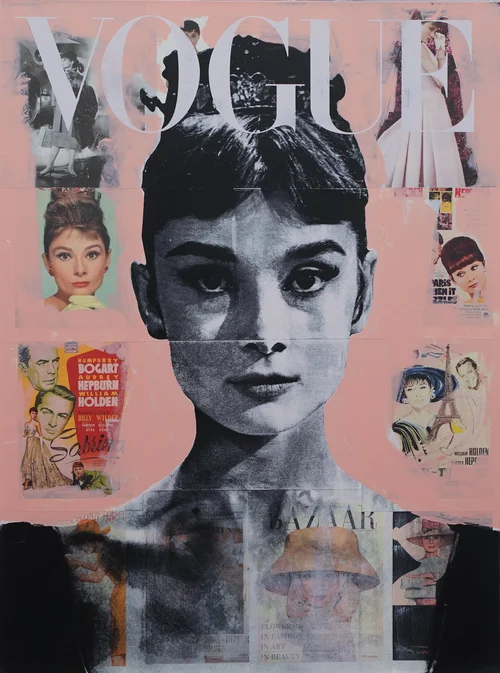 Audrey Hepburn Portrait Pop Art Print