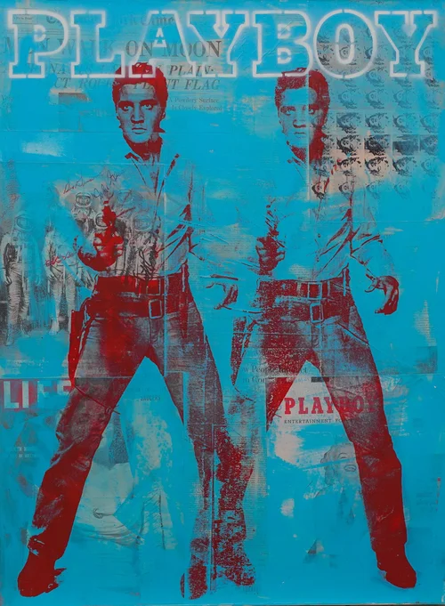 Elvis Presley Playboy Pop Art Print