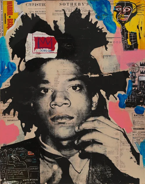 Jean-Michel Basquiat Collage II Pop Art Print