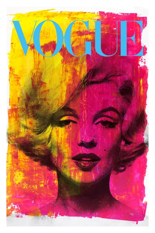 Marilyn Monroe Vogue Pop Art Print