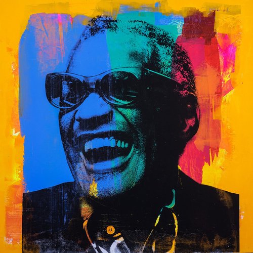 Ray Charles Pop Art Print
