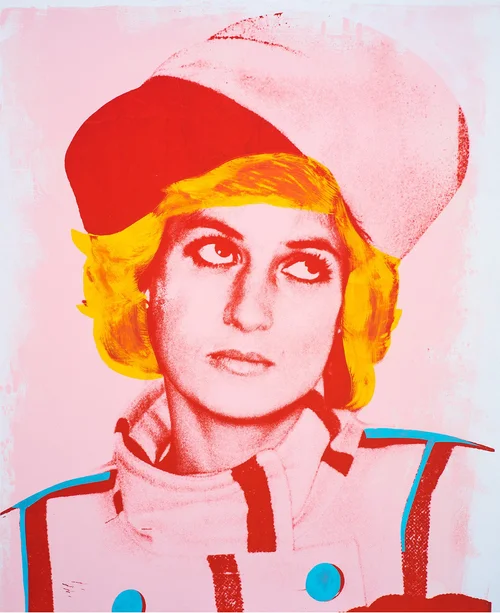 Princess Diana Pop Art Print