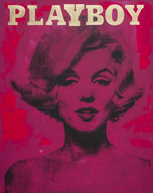 Marilyn Monroe Playboy Pop Art Painting