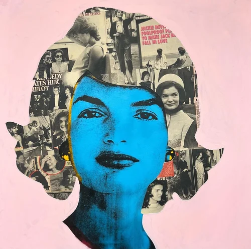 Jackie Kennedy Pop Art Print on Paper