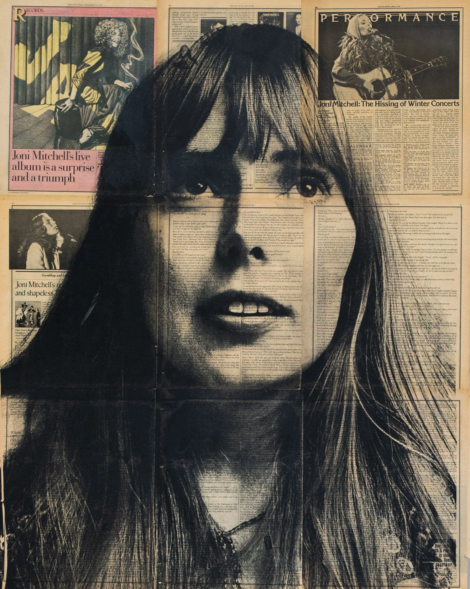 Joni Mitchell Painting