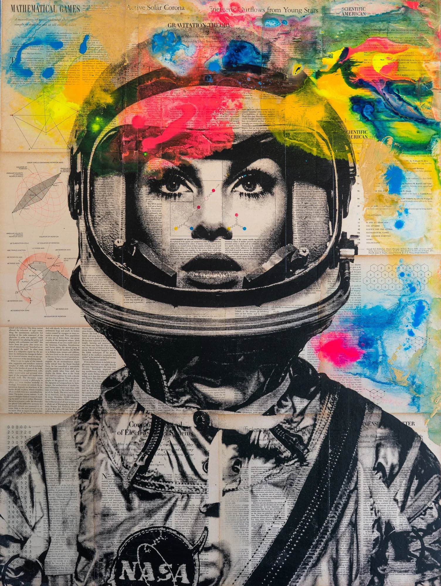 To the Stars  Pop Art Painting