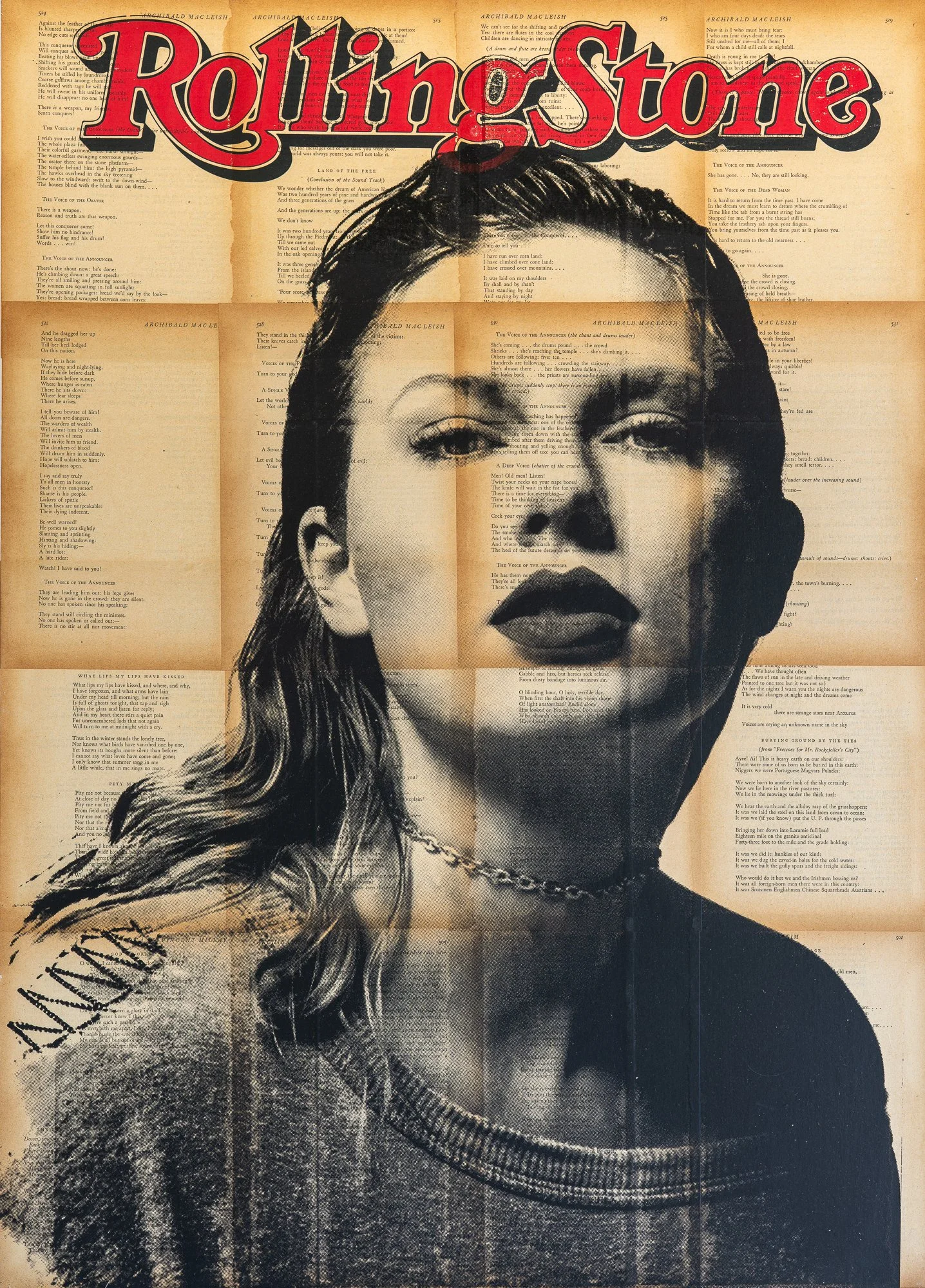 Taylor Swift x Rolling Stone Pop Art Painting