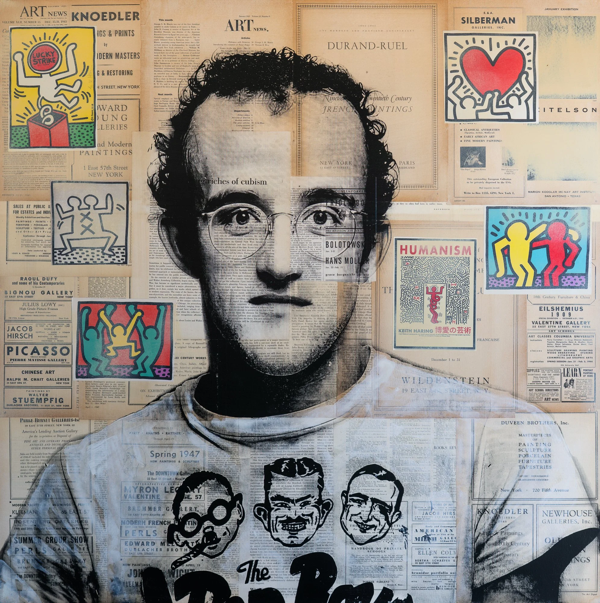 Keith Haring Pop Art Painting