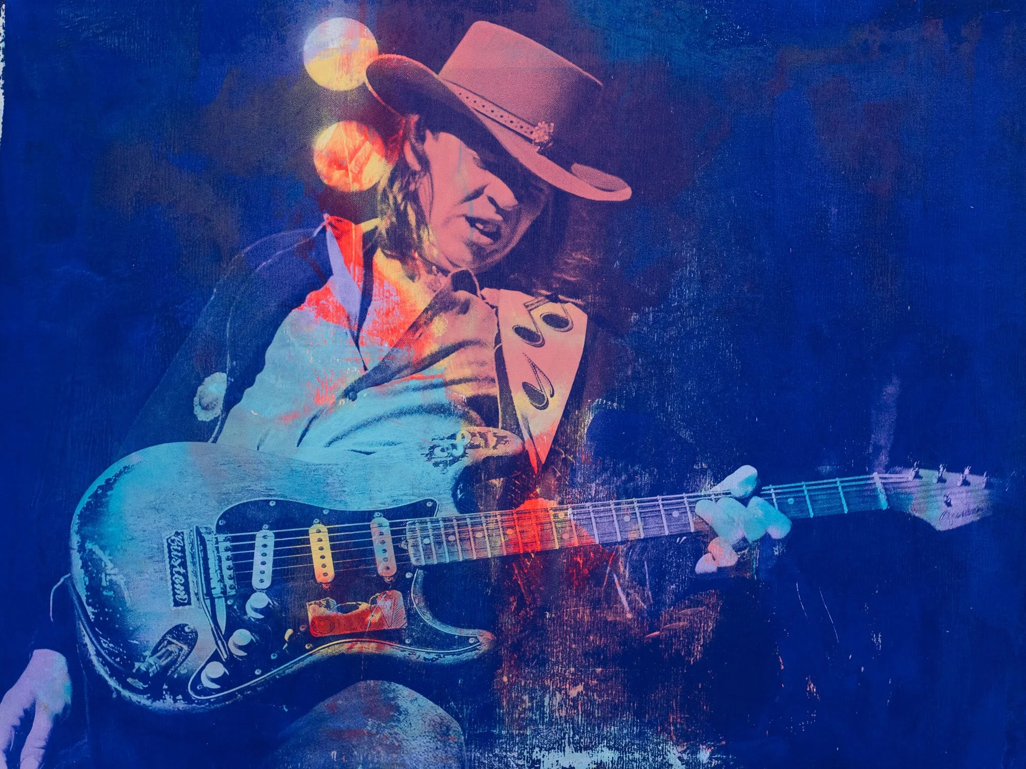 Stevie Ray Vaughn Painting