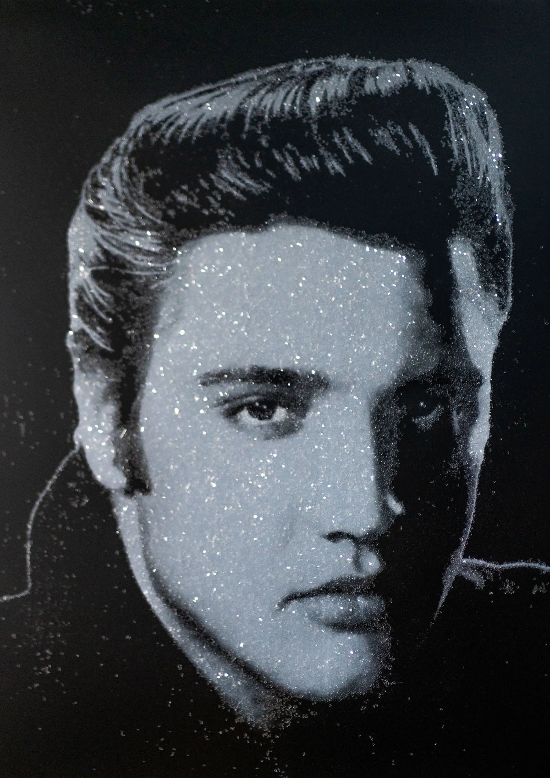 Elvis Presley– Diamond Dust Silkscreen Portrait
