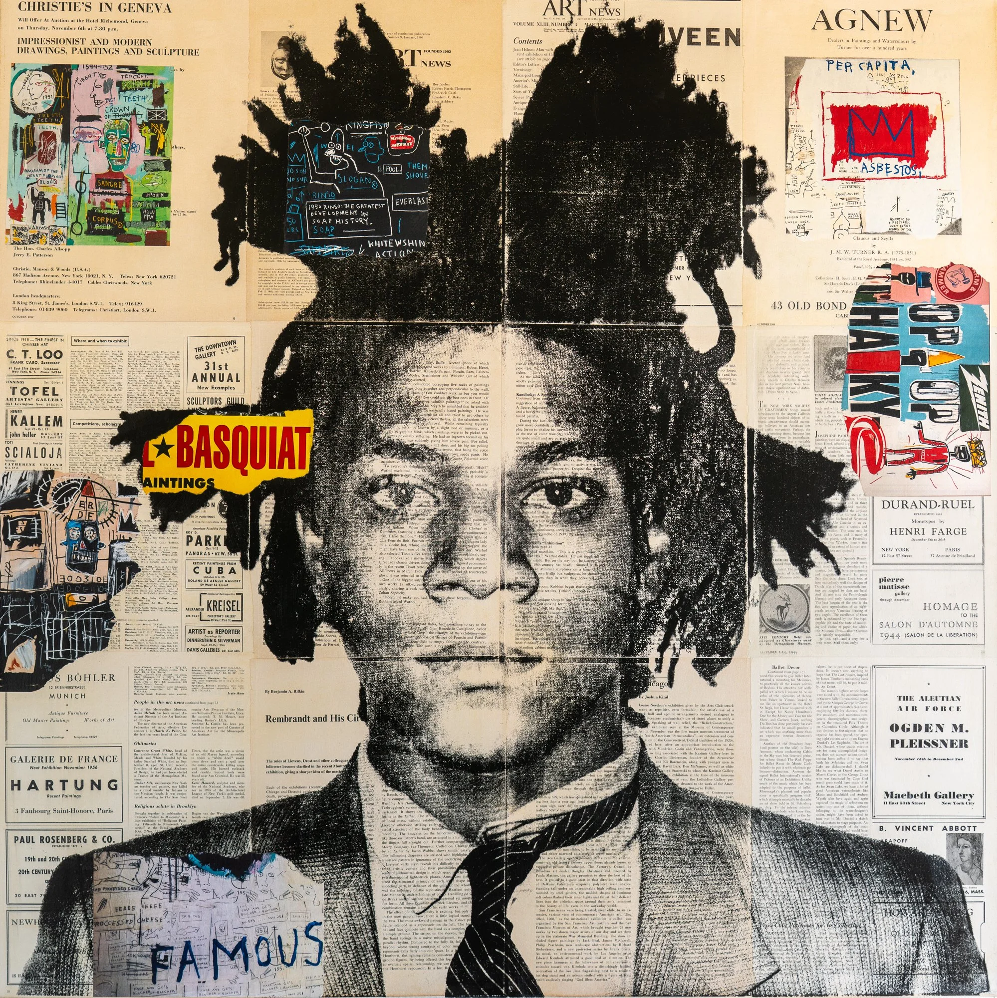 Jean-Michel Basquiat Pop Art Painting