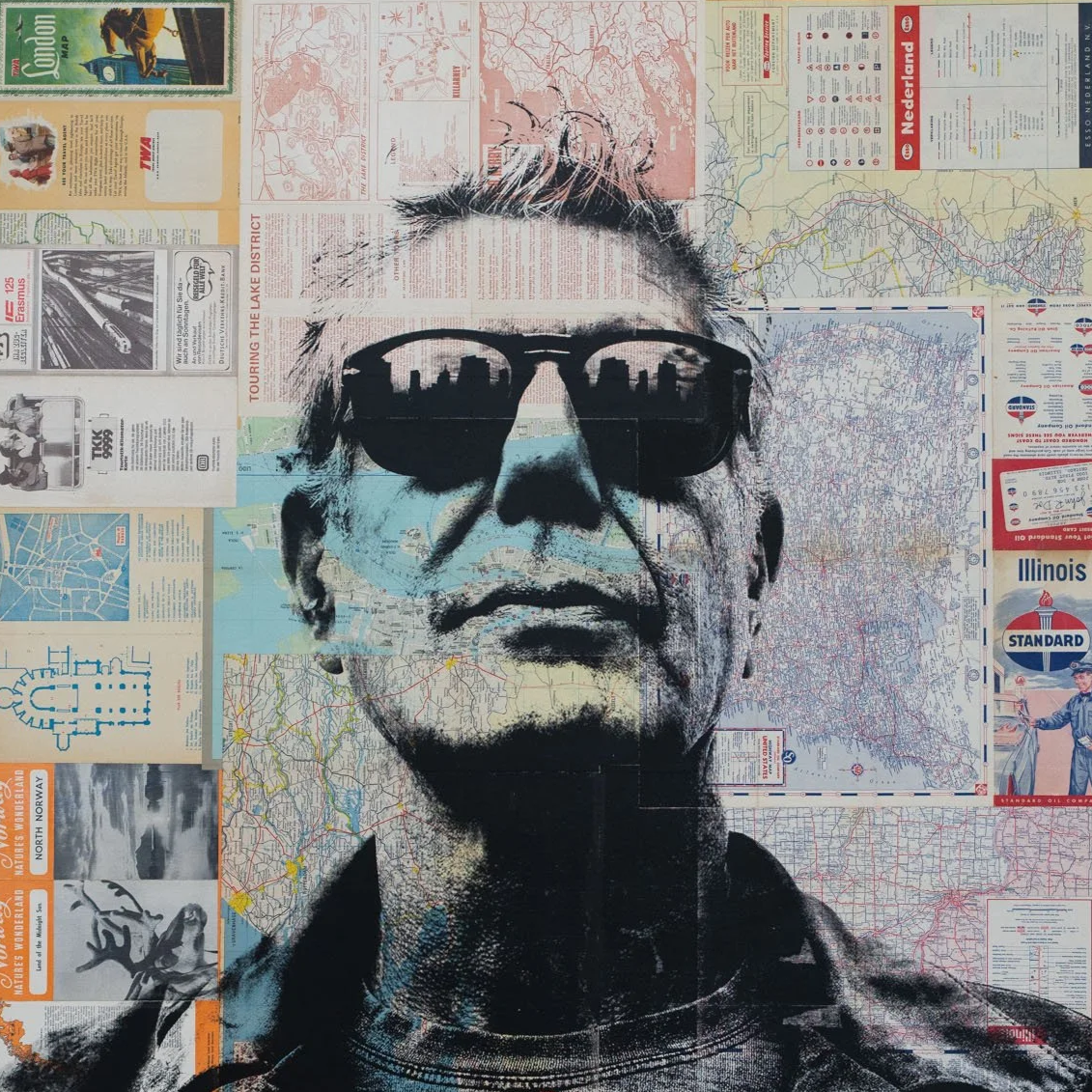 Anthony Bourdain Painting