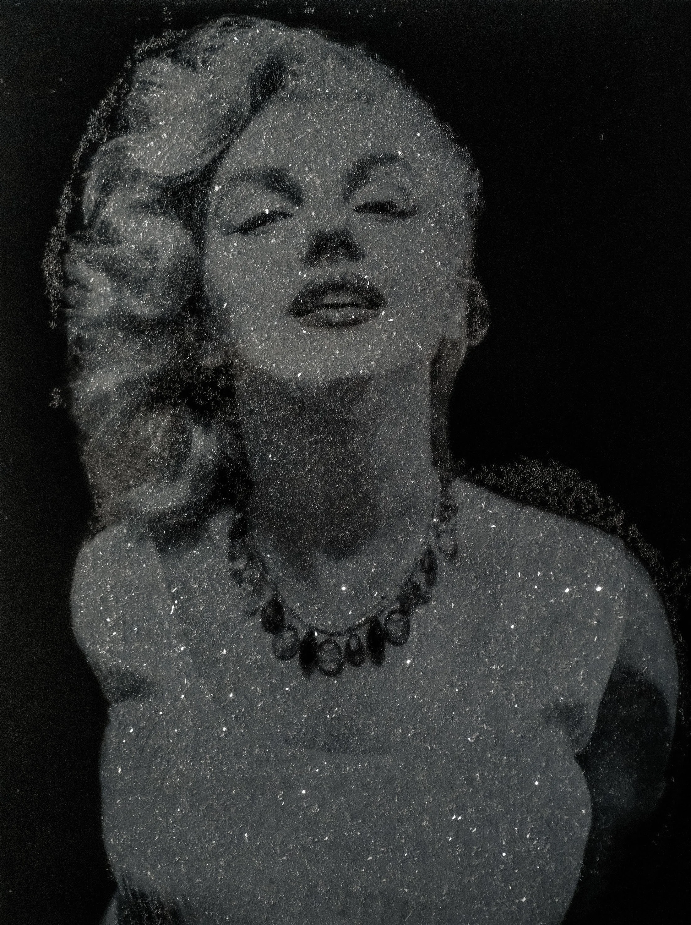 Marilyn Monroe– Diamond Dust Silkscreen Portrait
