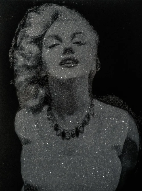 Marilyn Monroe Diamond Dust Pop Art Painting