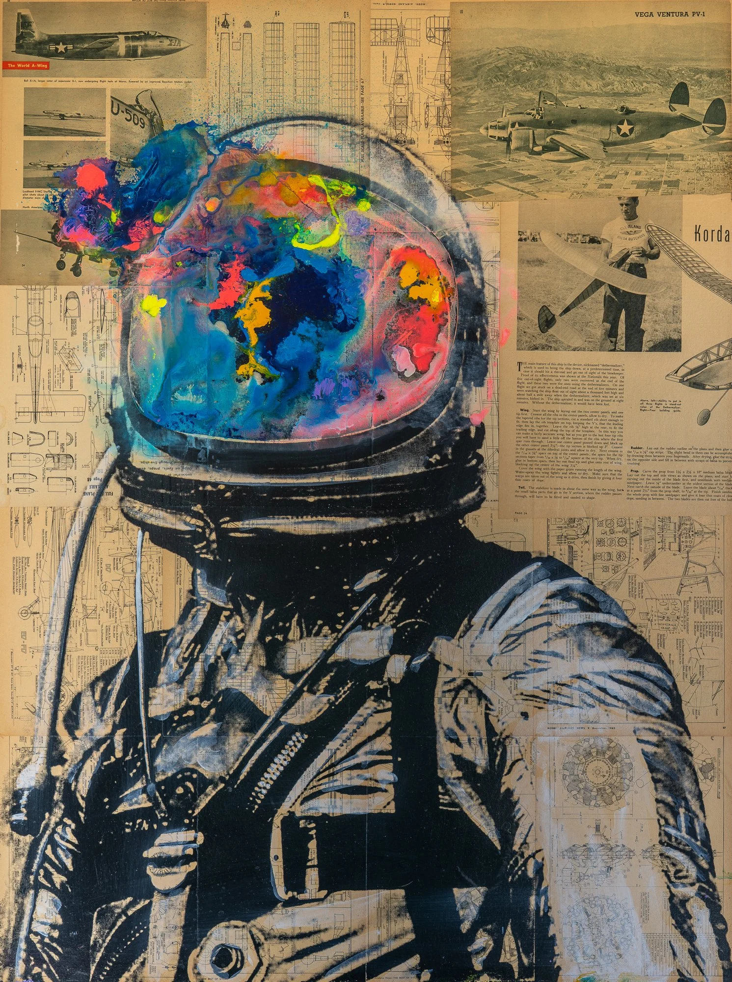 To the Stars III Pop Art Painting