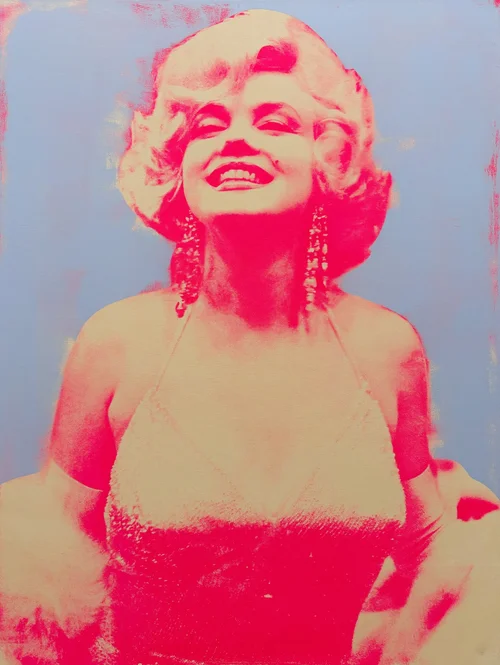 Marilyn Monroe Rose Pop Art Painting