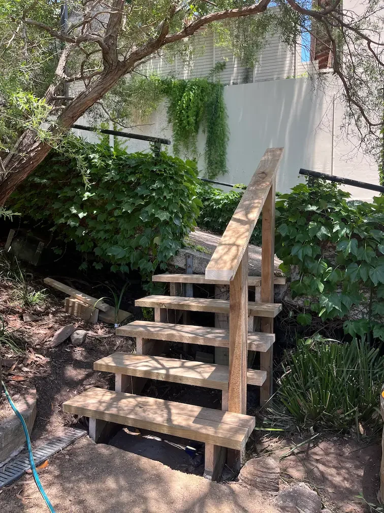 Garden stairs 