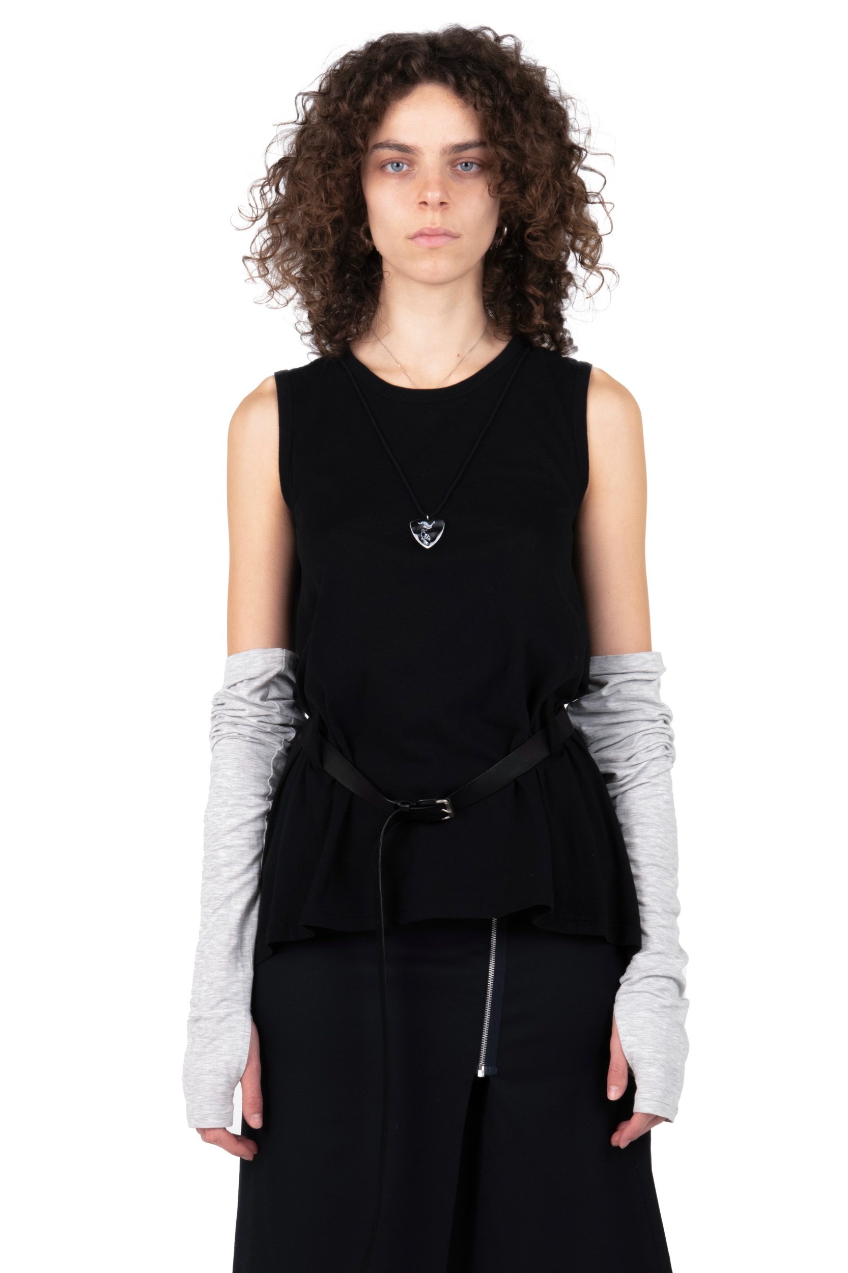 Ann Demeulemeester Black Mini Dress