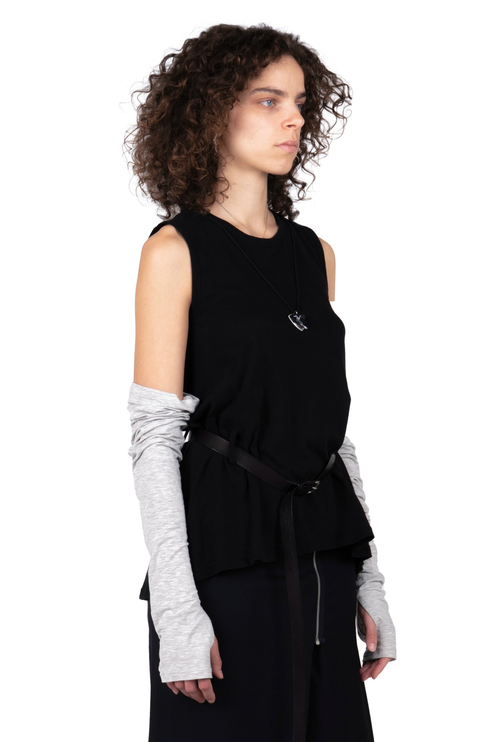 Ann Demeulemeester Black Mini Dress