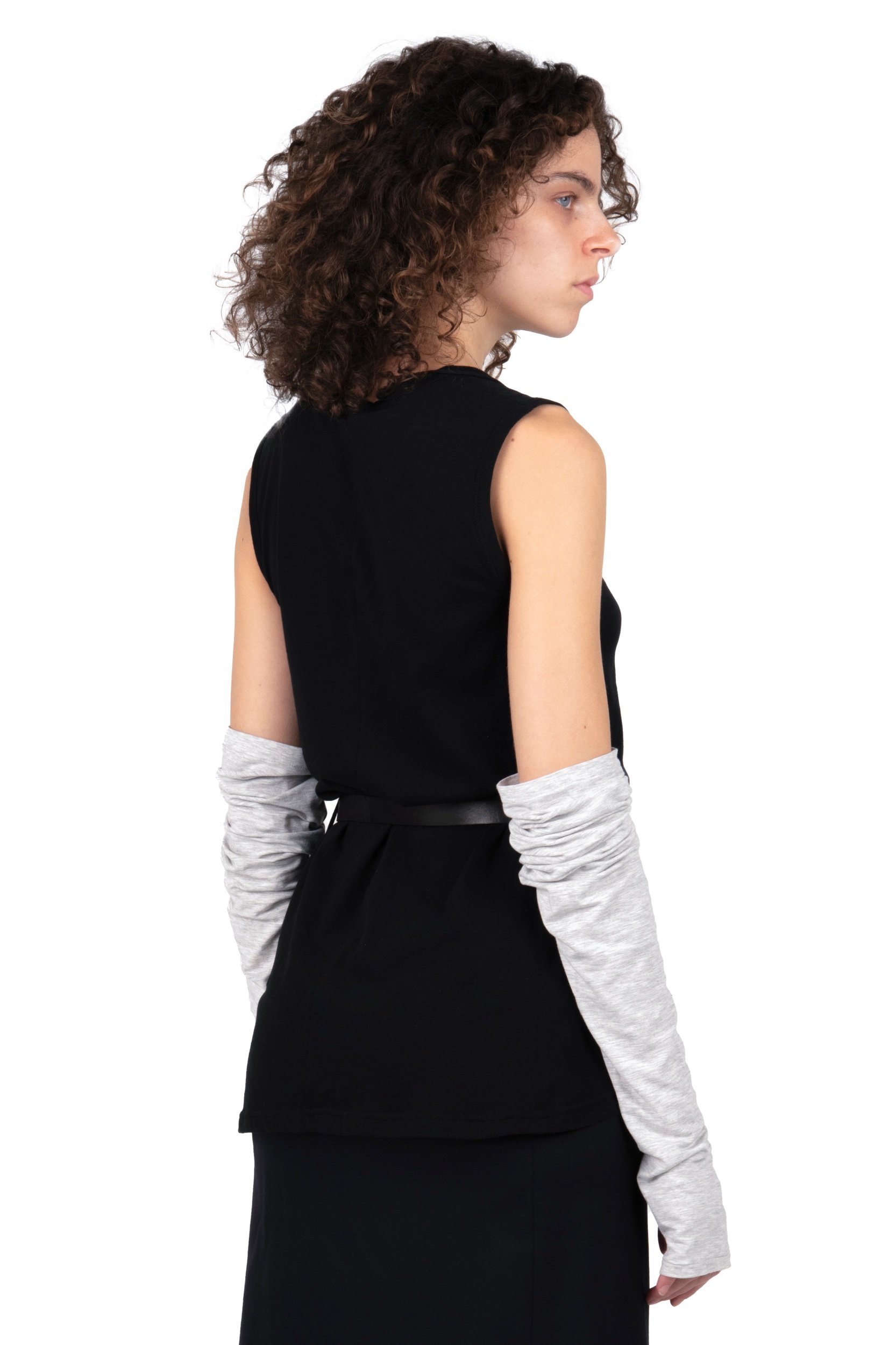 Ann Demeulemeester Black Mini Dress