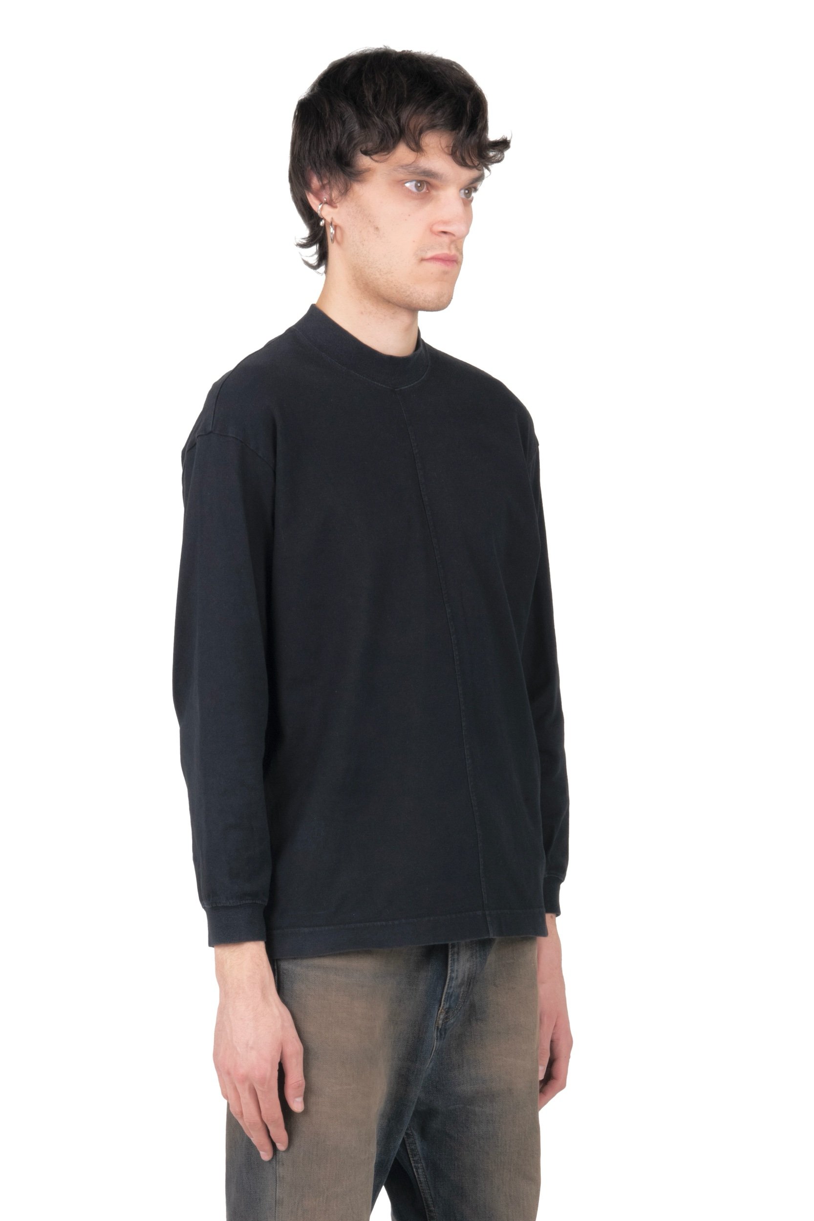 Issey Miyake Black Turtleneck Sweatshirt