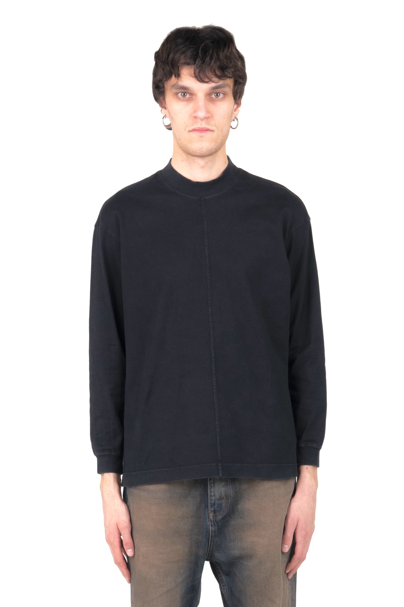 Issey Miyake Black Turtleneck Sweatshirt