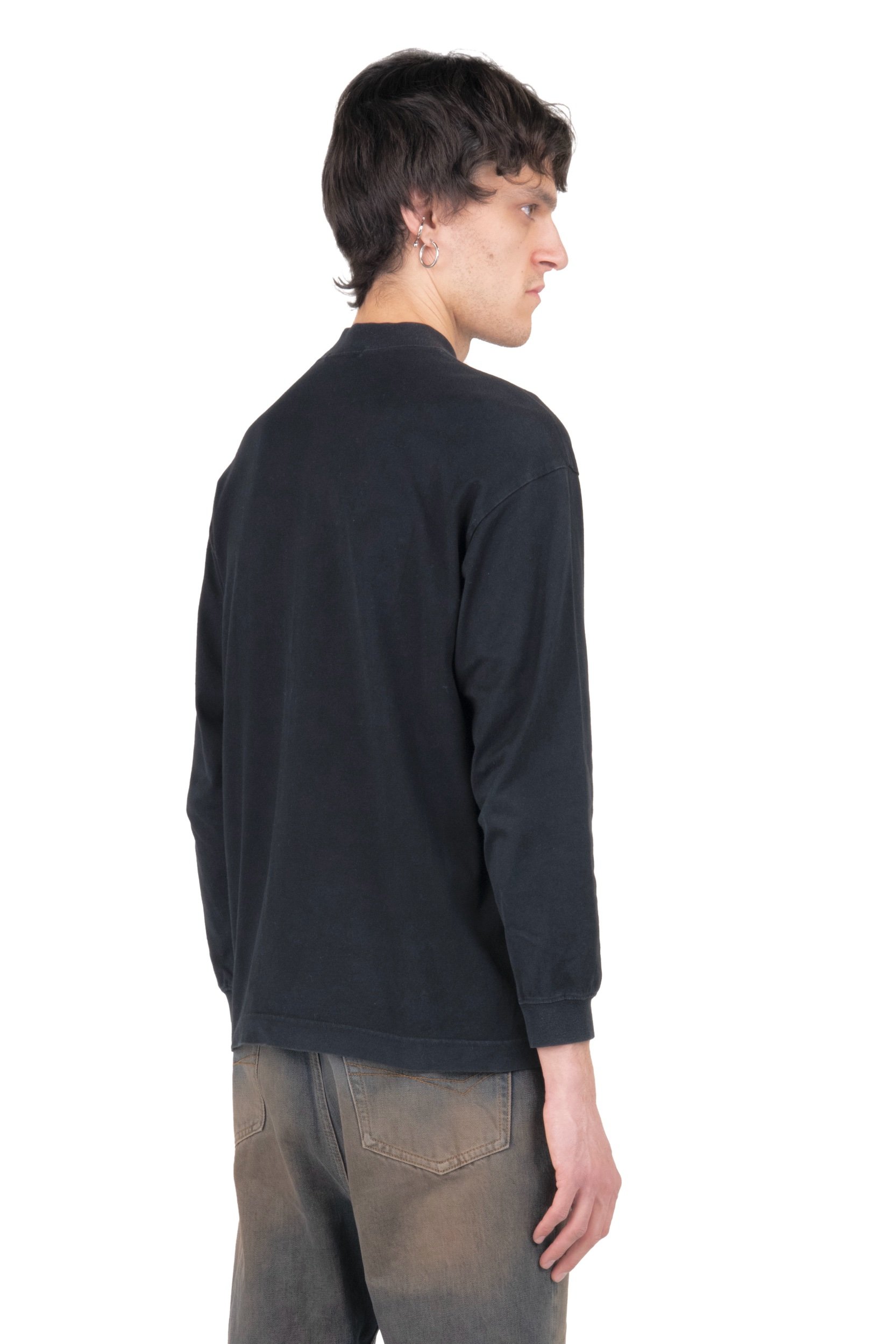 Issey Miyake Black Turtleneck Sweatshirt