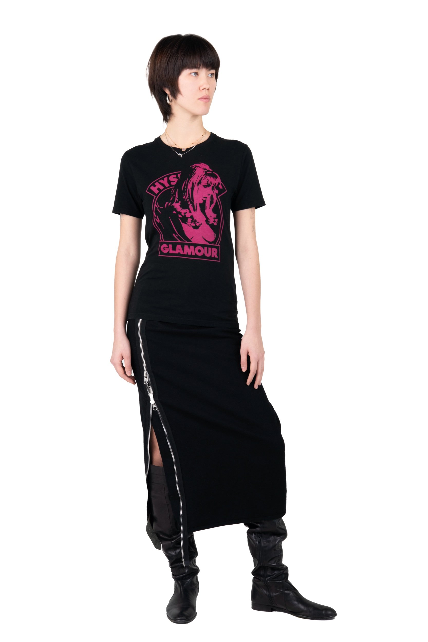 Junya Watanabe AW07 Black Modular Midi Skirt