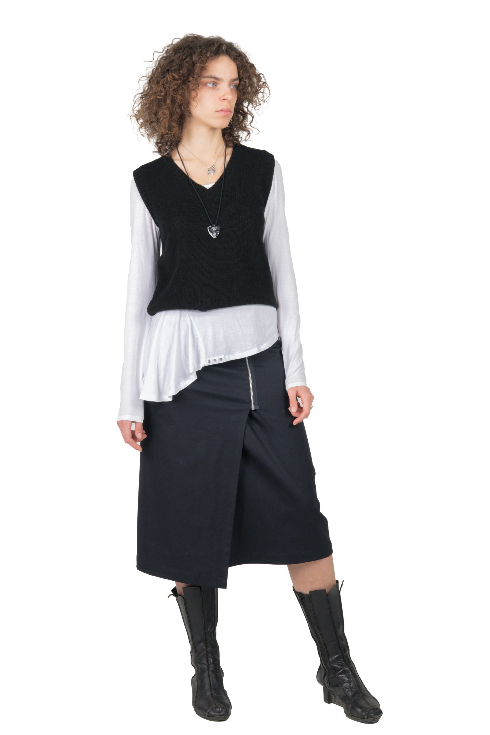 Prada Black Cashmere Sweatervest