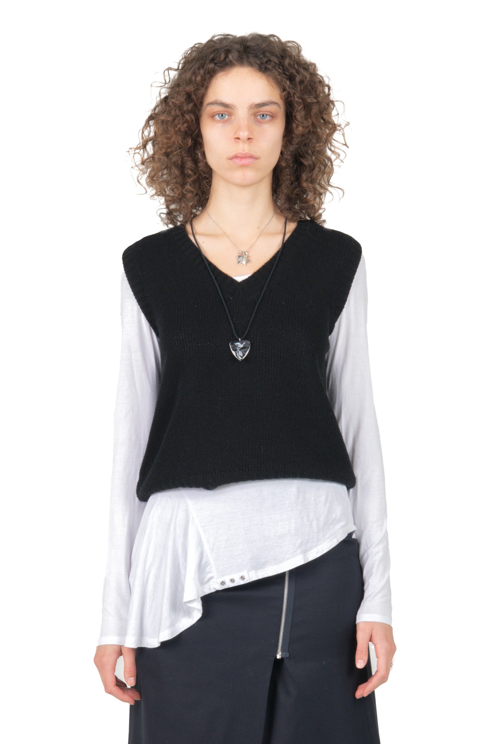 Prada Black Cashmere Sweatervest