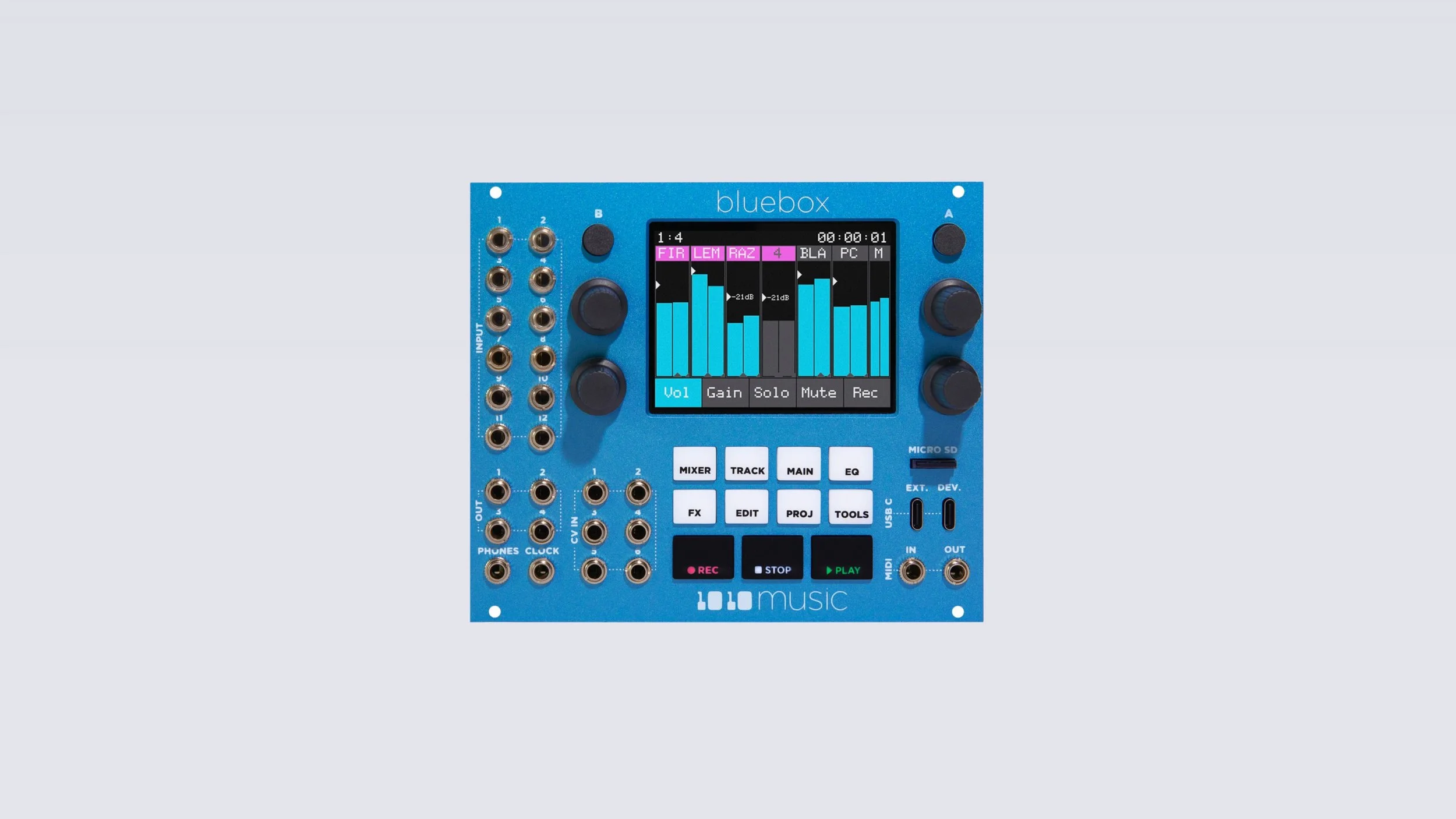 Bluebox Eurorack Edition – Compact Digital Mixer/Recorder