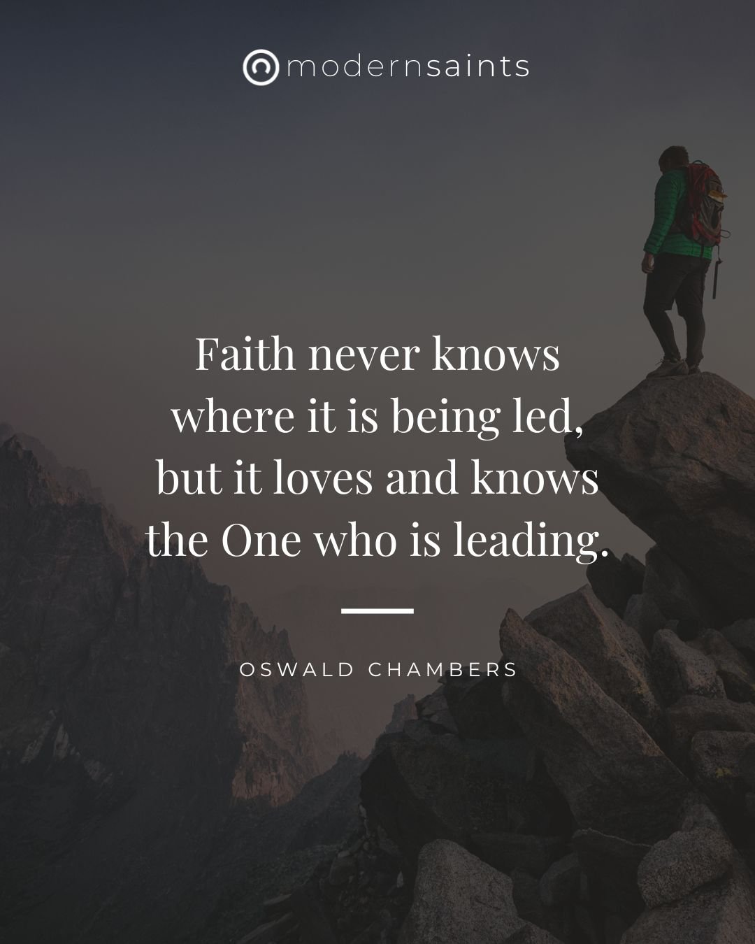 #oswaldchambers 
______________

#Faith #ChristianInspiration #ChristianQuotes #DailyMotivation #ChristianLiving #FaithAndReason #BibleQuotes #JesusChrist #TimelessTruths #ModernSaints #DailyQuotes #QuoteStagram #QuotesToLiveBy #Christianity #Christi