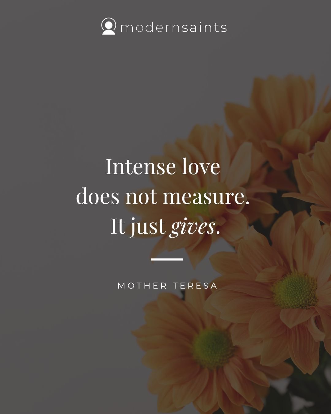 #motherteresa 

_________

#ChristianInspiration #ChristianQuotes #DailyInspiration #ChristianLiving #ChristianMotivation #FaithQuotes #BibleVerse #JesusChrist #DailyQuotes #QOTD #ModernSaints #Christianity #Christian #ChristianInfluencer #InstaDaily