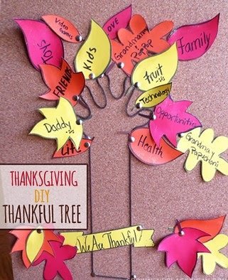 Construction Paper Trees